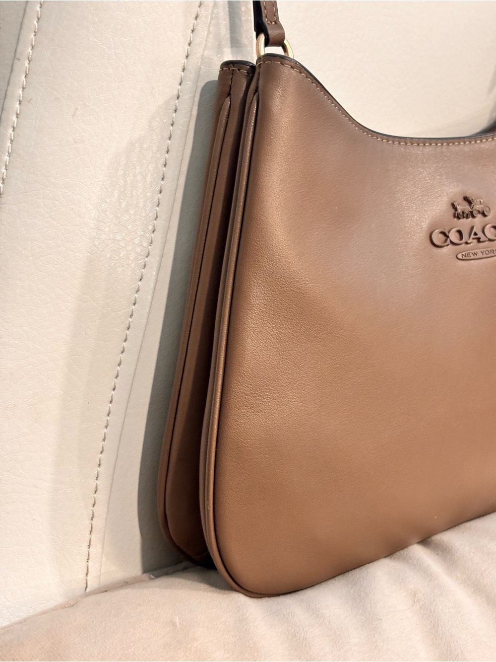 COACH Penelope Brown Saddle Shoulder Bag NWT $350+ - Picture 4 of 15